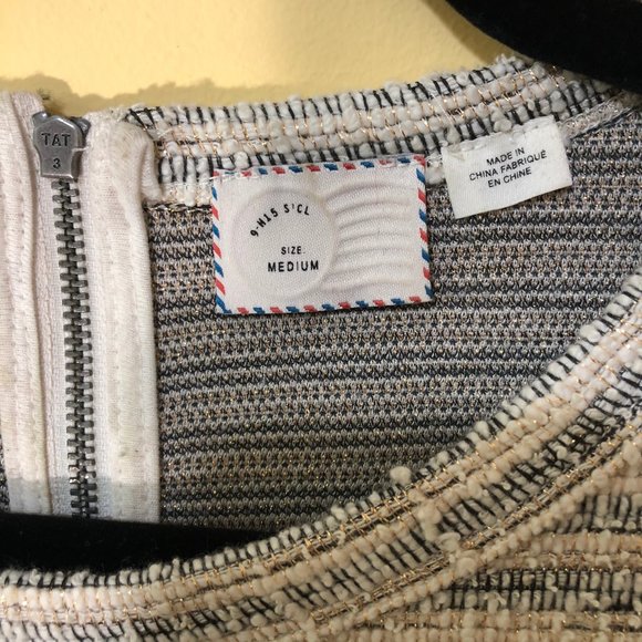 Anthropologie Postmark Tweed Style Blouse Medium - Picture 4 of 9